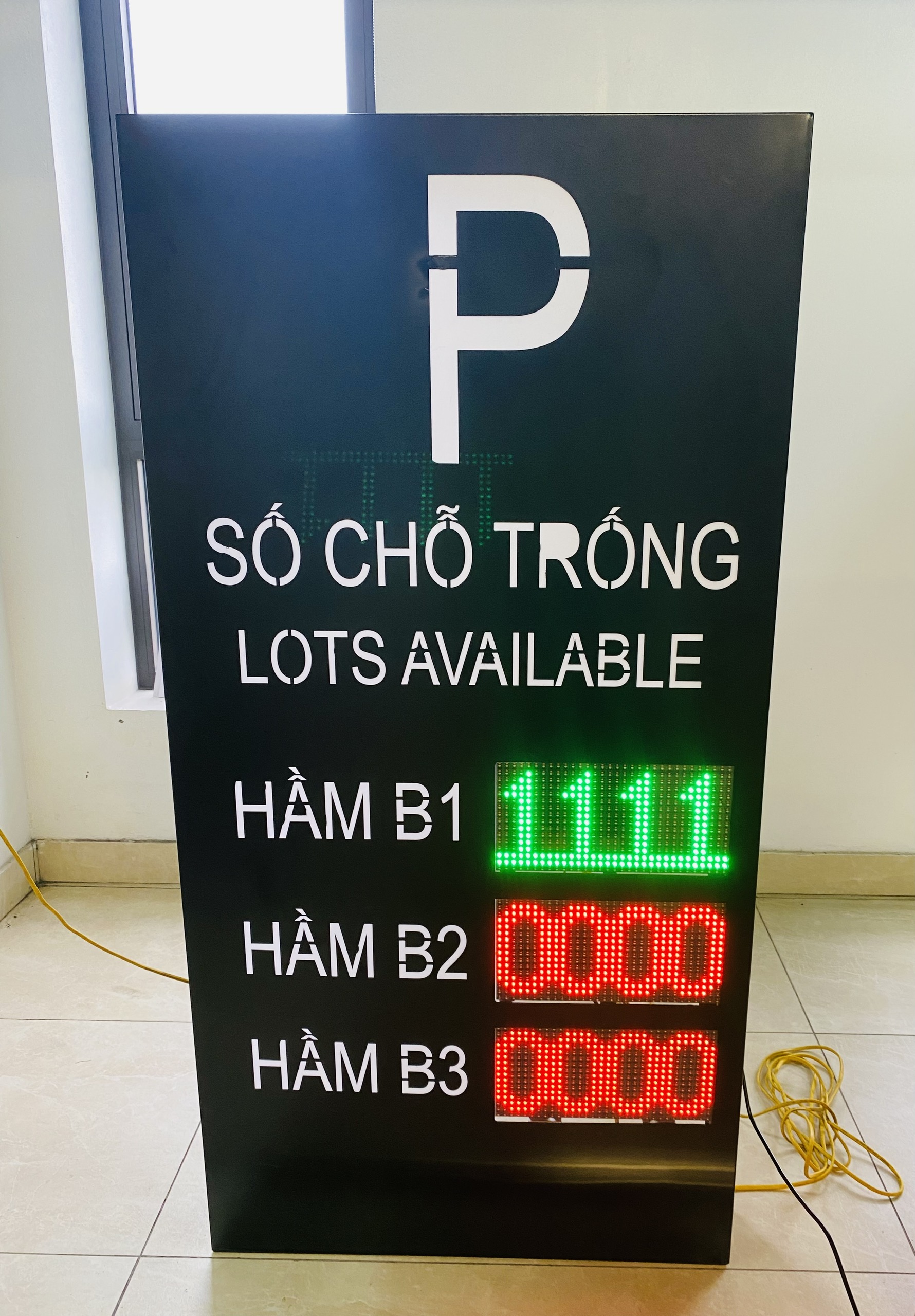 Bảng LED hiển thị chỗ trống xe TAK-LO.02