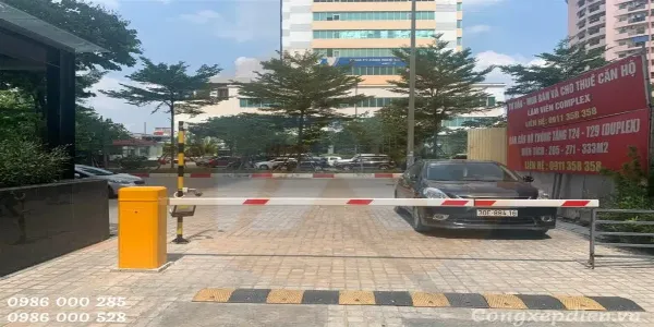 Hệ thống kiểm soát phương tiện ra vào tại AZ Lâm Viên Complex (Cầu Giấy, Hà Nội)