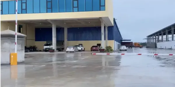 Lắp barie tại công ty CP Dinh Dưỡng Hải Thịnh- Bắc Giang