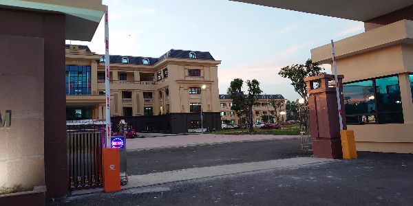 Lắp đặt barie tự động cho Công an huyện Lục Nam, Bắc Giang