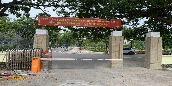 Lắp đặt barie tự động cho Phòng Cảnh sát hình sự Vĩnh Phúc